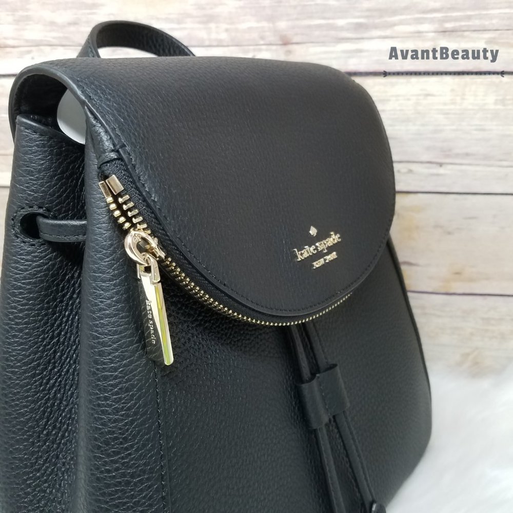 Kate Spade Medium Flap Backpack Leila Backpack - Picture 8 of 14